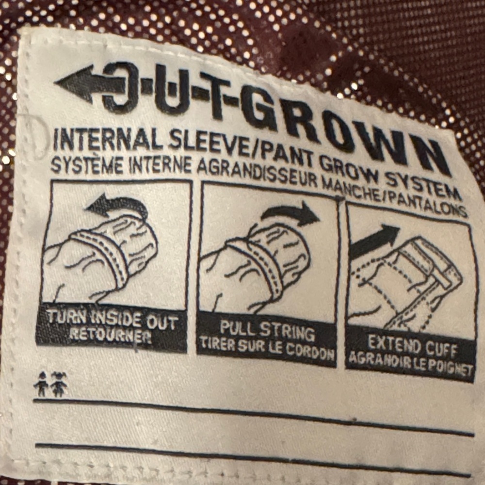 Columbia OmniTech Kids' Burgundy Hooded Puffer Jacket - Picture 8 of 10